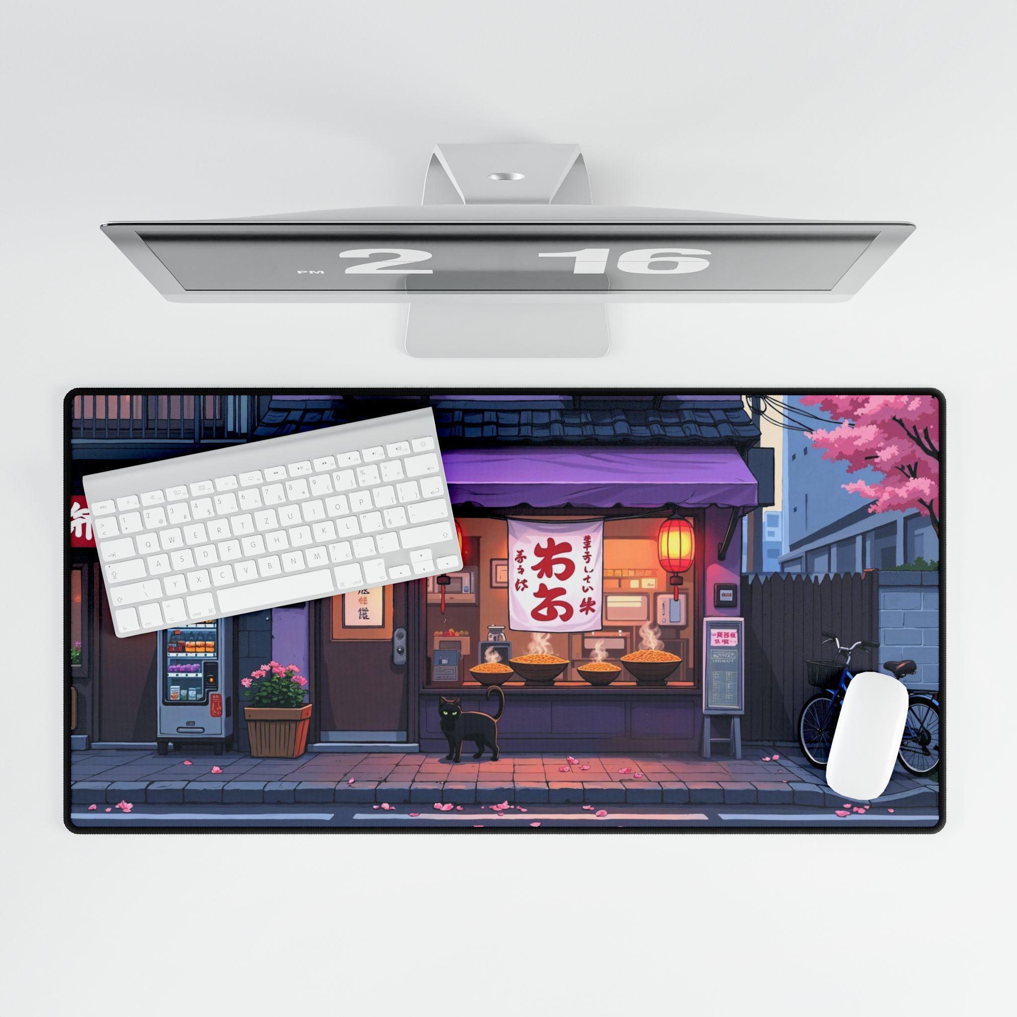 Japanese Tech Accessories - Japanese Ramen Shop Mouse Pad, Desk