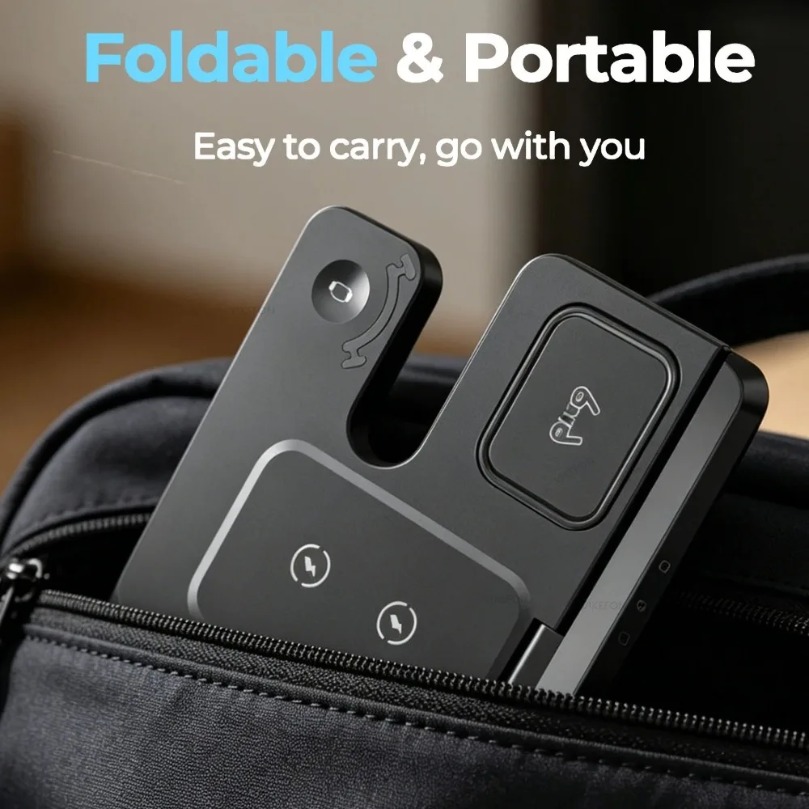 3 in 1 Fast Wireless Charger F - Wireless Charger 3 In 1 ulasan dan harga