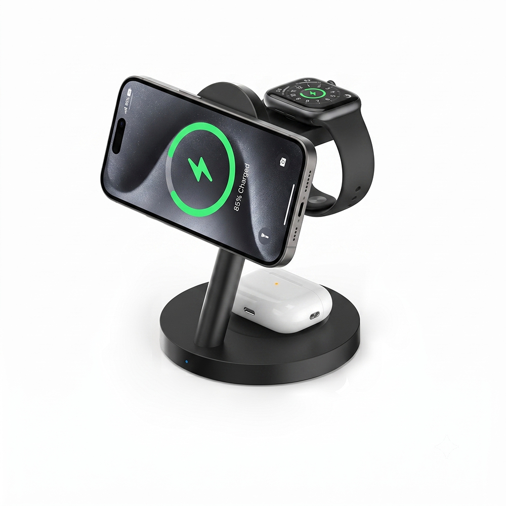 3in1 Qi2.2 25W Fast Wireless C - Wireless Charger 3 In 1 ulasan dan harga