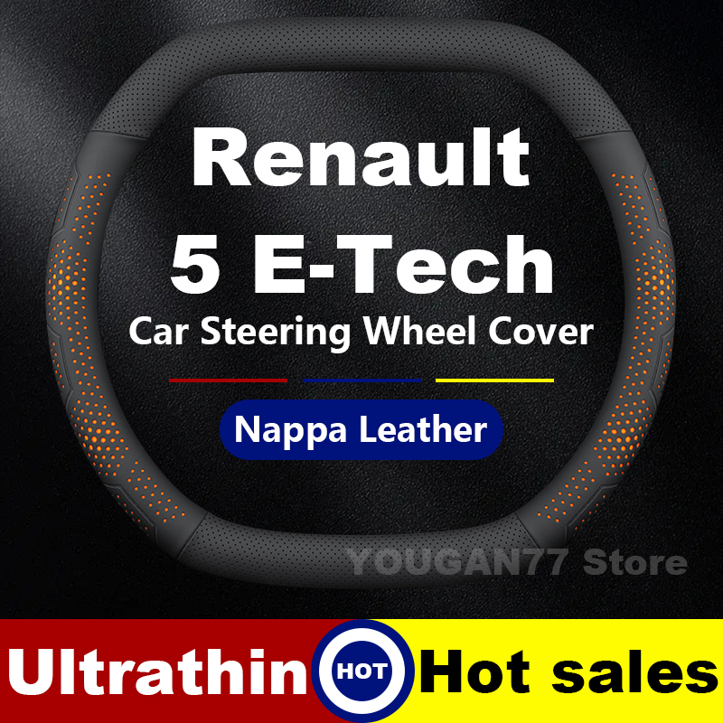 Leather Car Steering Wheel Cov - Tech Accessories Renault ulasan dan harga
