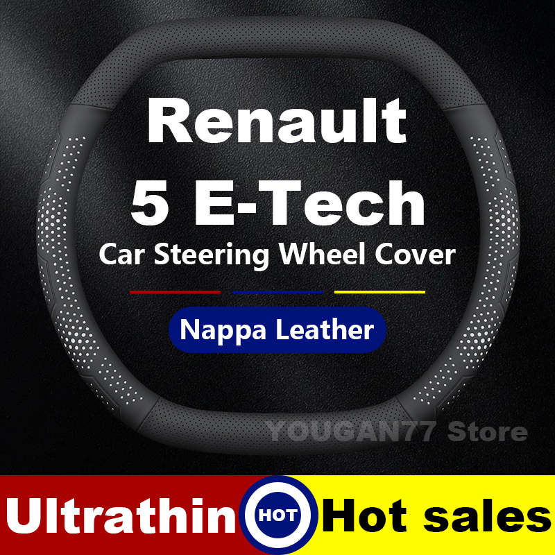 Leather Car Steering Wheel Cov - Tech Accessories Renault ulasan dan harga
