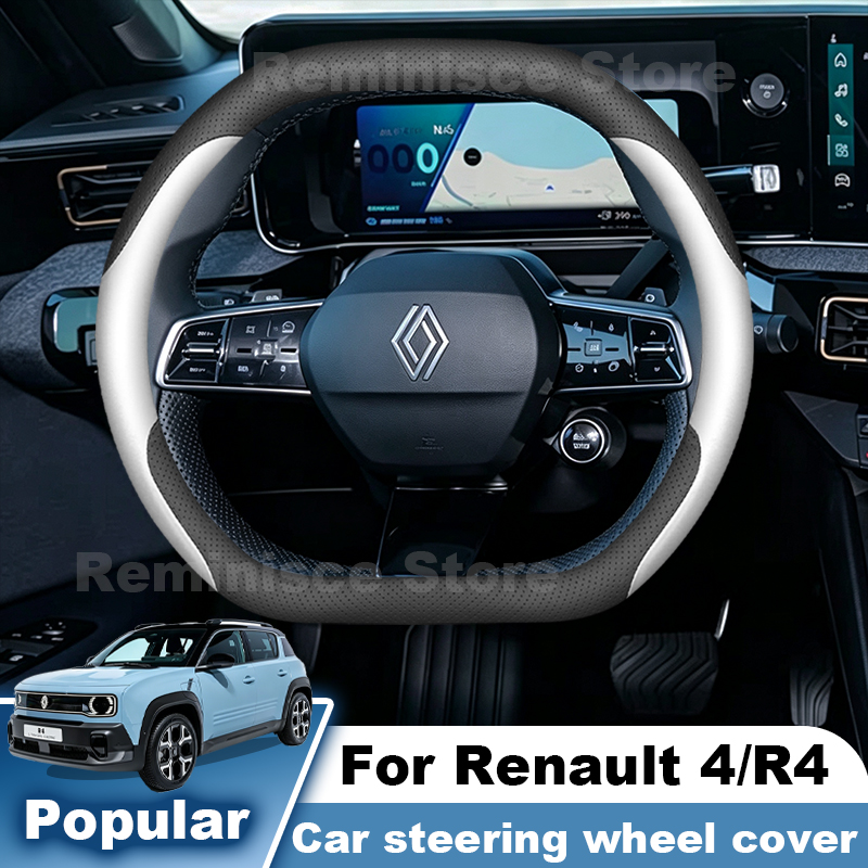 Leather Car Steering Wheel Cov - Tech Accessories Renault ulasan dan harga