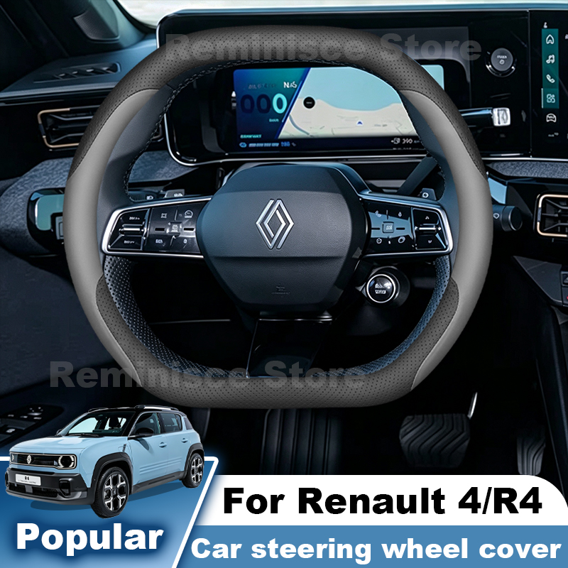 Leather Car Steering Wheel Cov - Tech Accessories Renault ulasan dan harga