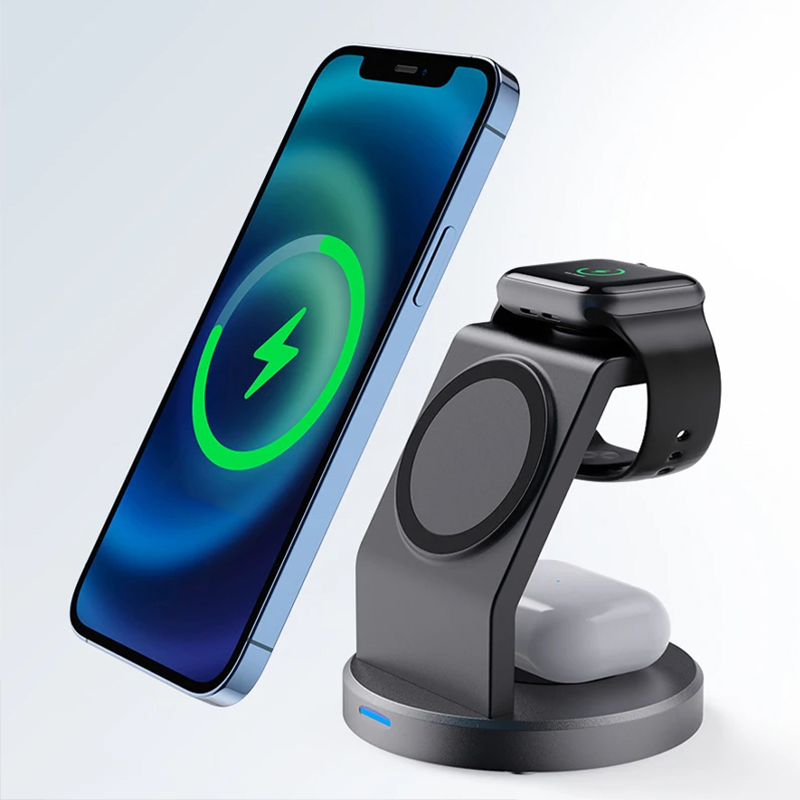3 In 1 Wireless Charger Stand  - Wireless Charger 3 In 1 ulasan dan harga