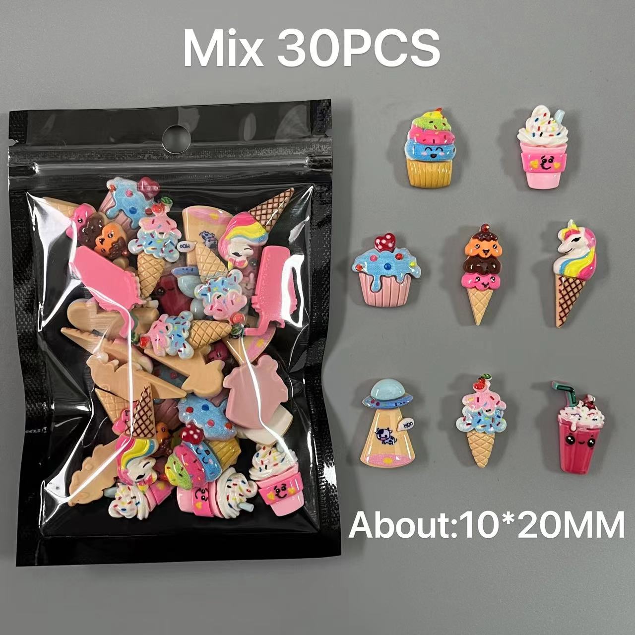 Cute Cartoon Resin Candy Glitt - Y2K Tech Accessories ulasan dan harga