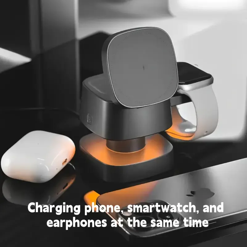 Magnetic 3 in 1 Wireless Charg - Wireless Charger 3 In 1 ulasan dan harga