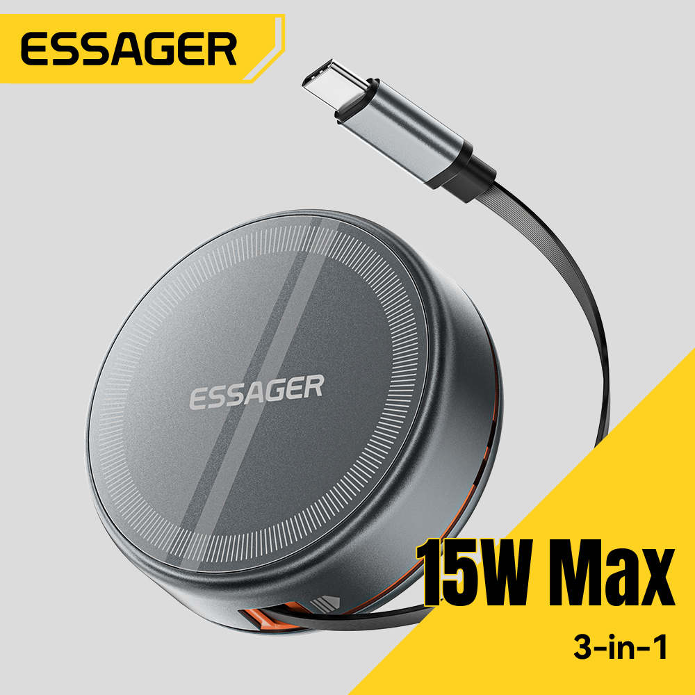 Essager 15W 3 in 1 Magnetic Wi - Wireless Charger 3 In 1 ulasan dan harga