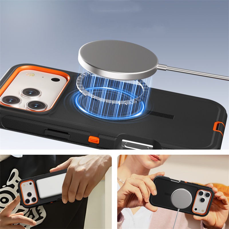 3IN1 Rugged Armor Shockproof O - Wireless Charger 3 In 1 ulasan dan harga