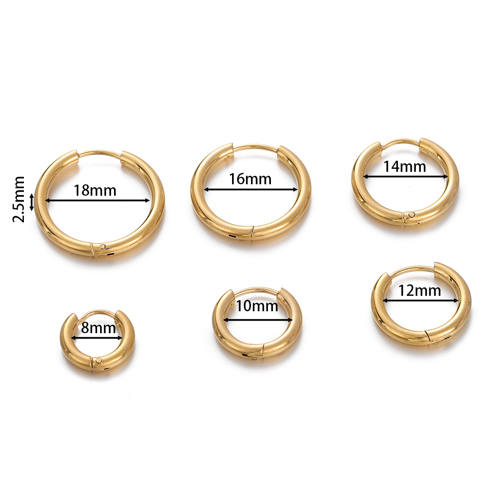 2 pcs 8/10/12/14/16/18mm Stain - Y2K Tech Accessories ulasan dan harga