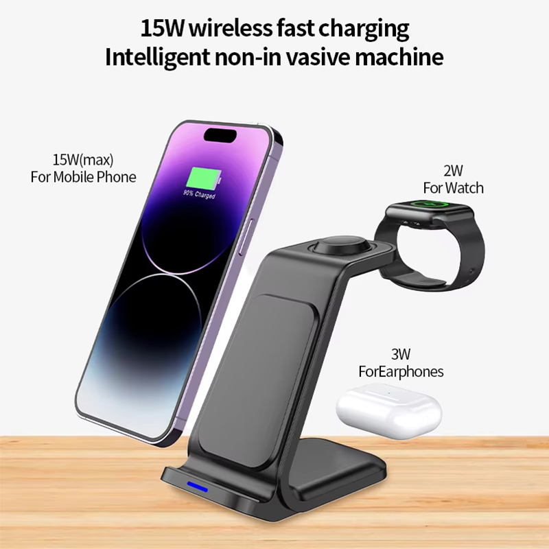 15W 3 in 1 Wireless Charger St - Wireless Charger 3 In 1 ulasan dan harga